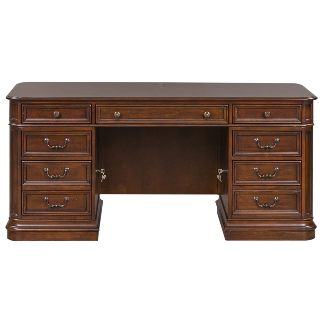 Liberty Furniture Brayton Manor Jr Executive 273HOJJED Traditional